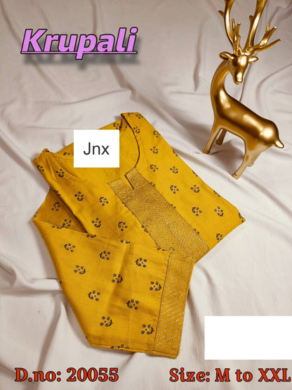 Krupali Jnx Vetican Kurti With Pocket Manufacturer Gujarat
