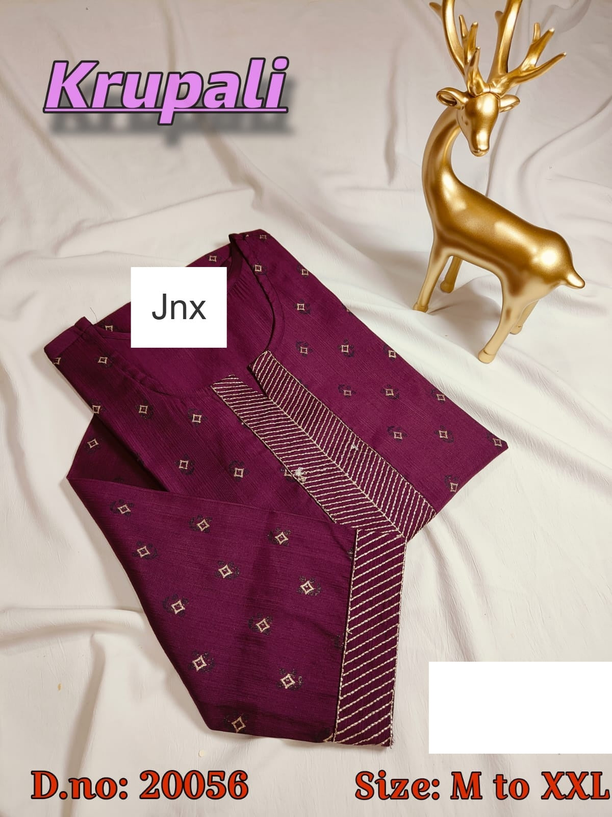 Krupali Jnx Vetican Kurti With Pocket Manufacturer Gujarat