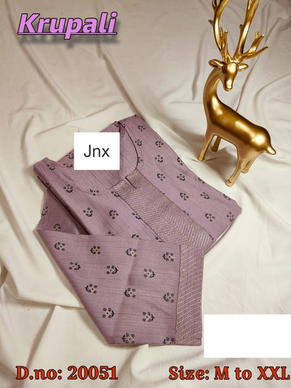 Krupali Jnx Vetican Kurti With Pocket Manufacturer Gujarat