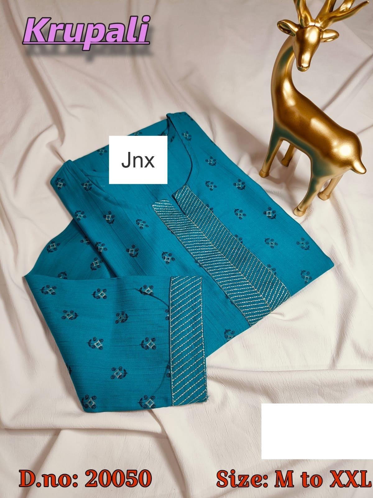 Krupali Jnx Vetican Kurti With Pocket Manufacturer Gujarat