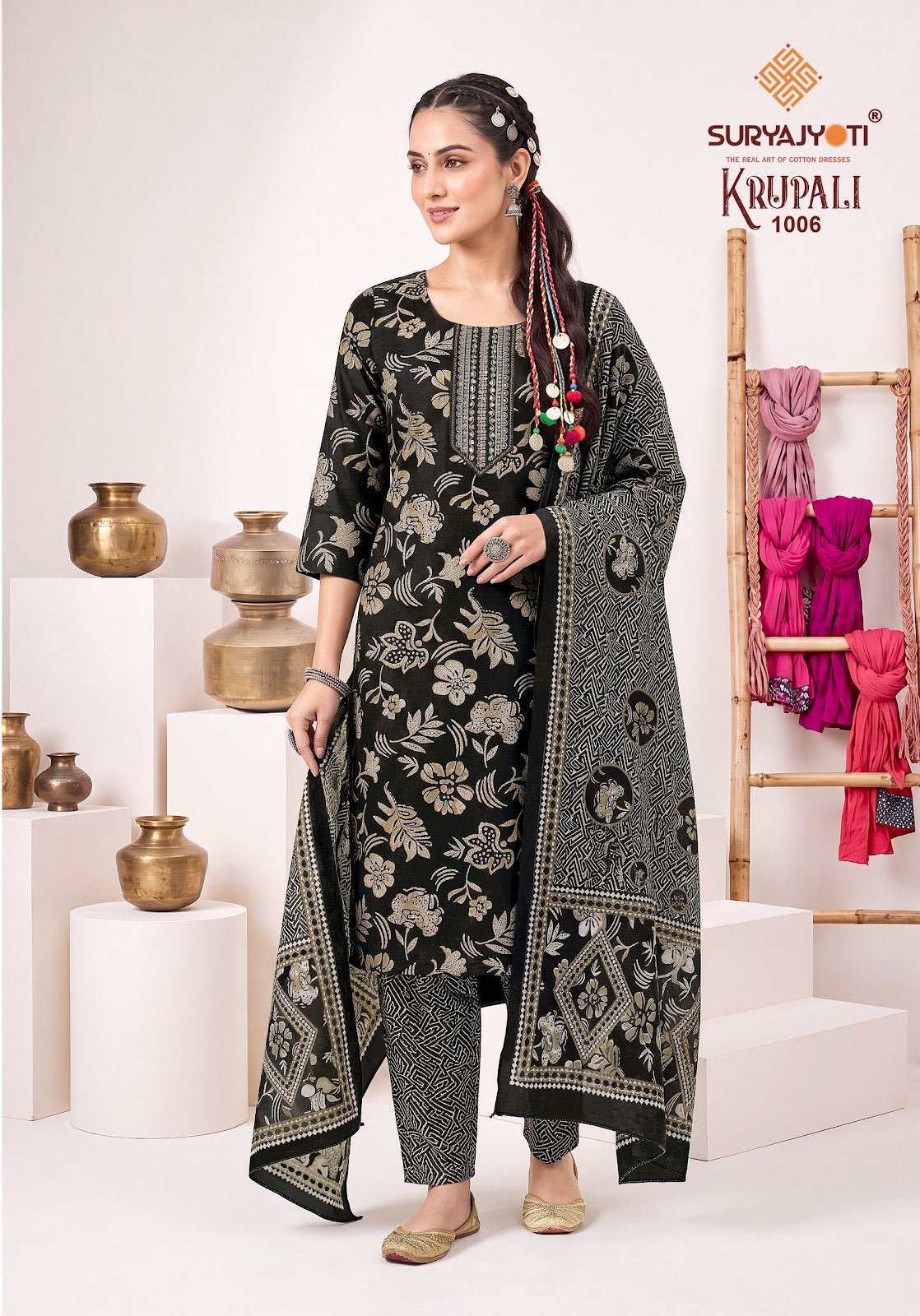Krupali Vol 1 Suryajyoti Capsule Readymade Pant Style Suits Exporter Gujarat