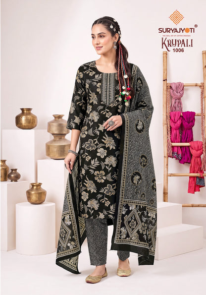 Krupali Vol 1 Suryajyoti Capsule Readymade Pant Style Suits Exporter Gujarat