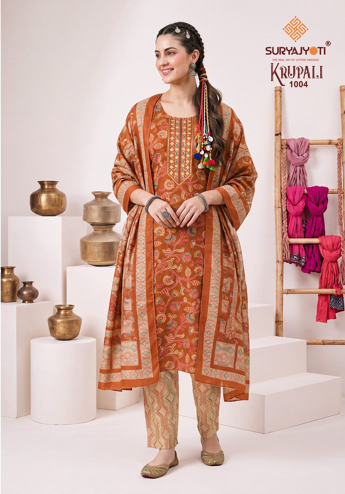 Krupali Vol 1 Suryajyoti Capsule Readymade Pant Style Suits Exporter Gujarat