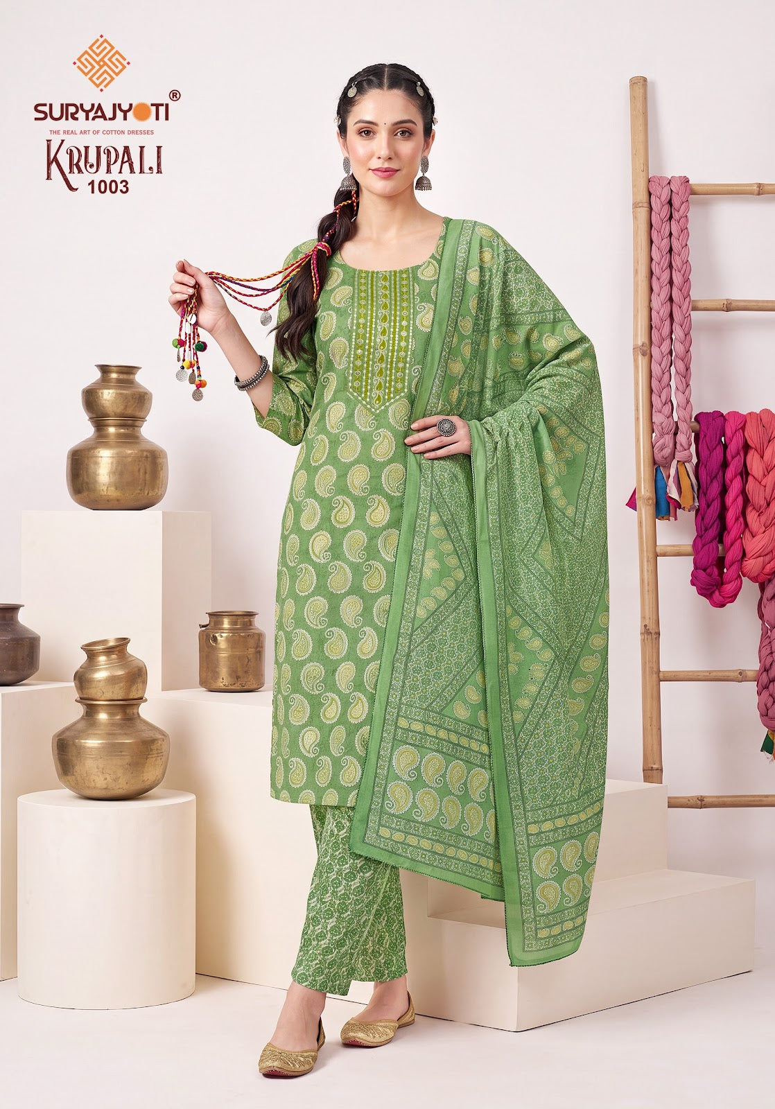 Krupali Vol 1 Suryajyoti Capsule Readymade Pant Style Suits Exporter Gujarat