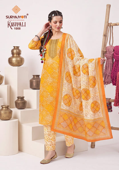 Krupali Vol 1 Suryajyoti Capsule Readymade Pant Style Suits Exporter Gujarat