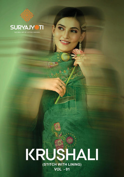Krushali Vol 1 Suryajyoti Modal Silk Readymade Pant Style Suits Manufacturer