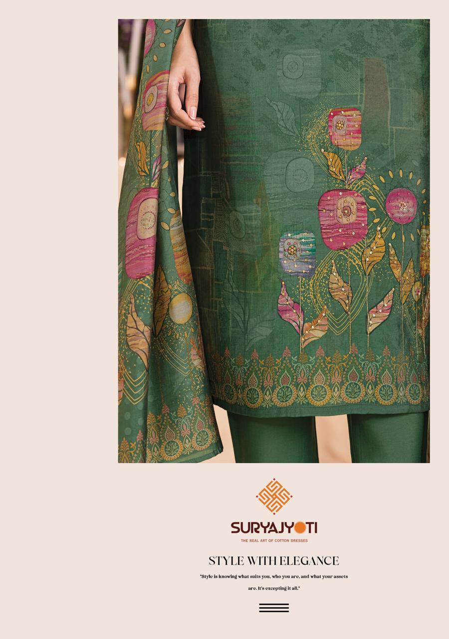 Krushali Vol 1 Suryajyoti Modal Silk Readymade Pant Style Suits Manufacturer