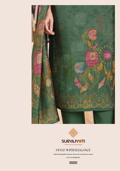 Krushali Vol 1 Suryajyoti Modal Silk Readymade Pant Style Suits Manufacturer