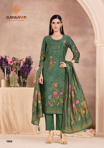 Krushali Vol 1 Suryajyoti Modal Silk Readymade Pant Style Suits Manufacturer
