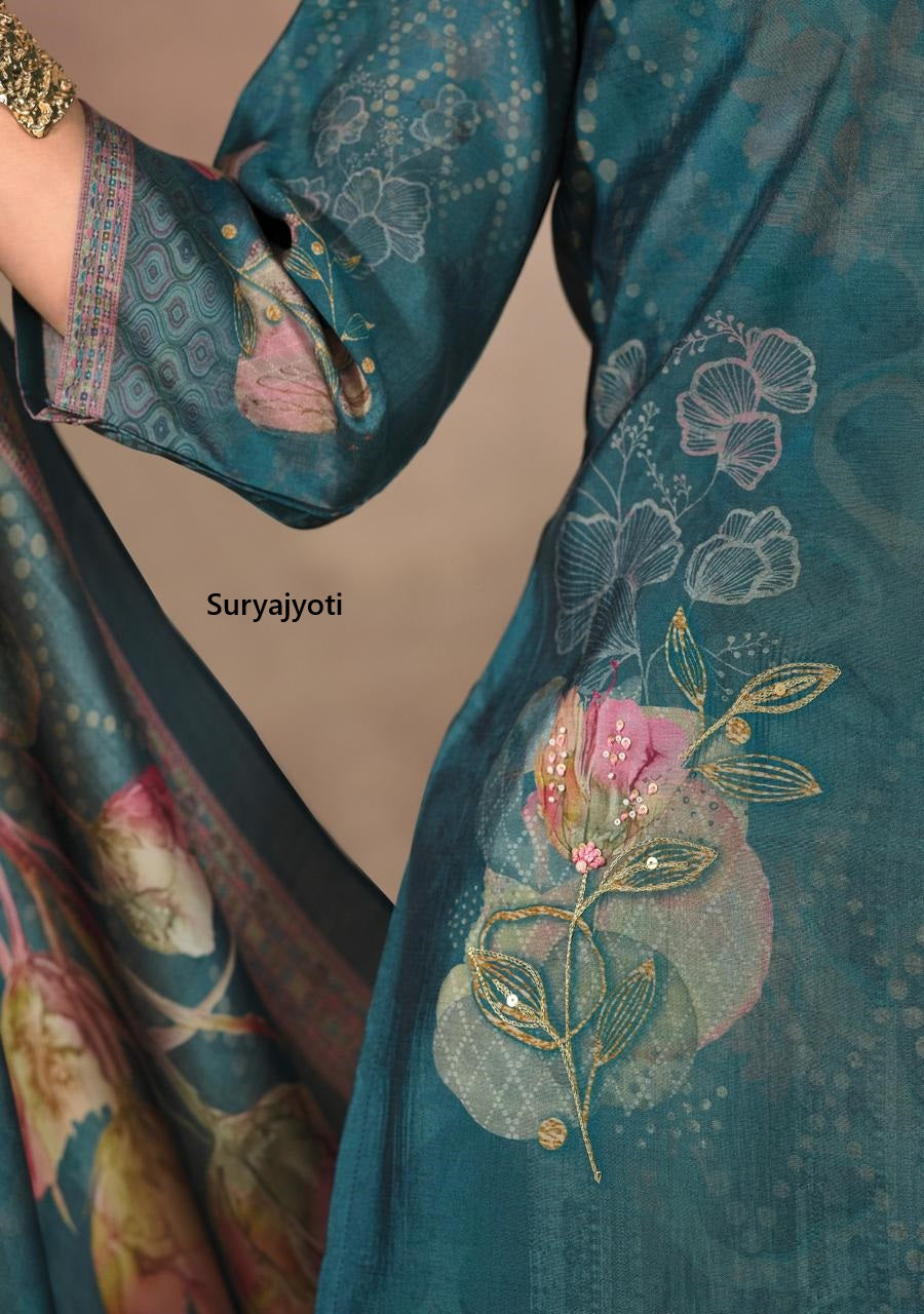 Krushali Vol 1 Suryajyoti Modal Silk Readymade Pant Style Suits Manufacturer