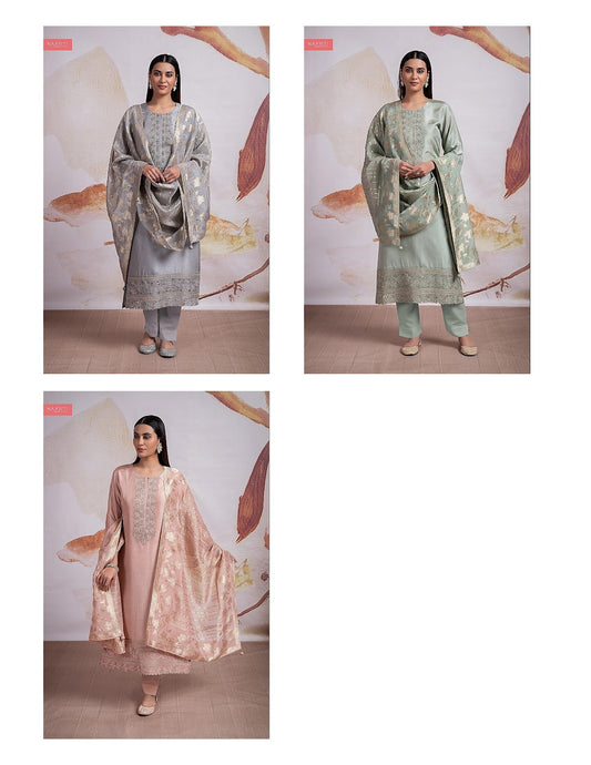 Krushi Naariti Silk Pant Style Suits Manufacturer Gujarat
