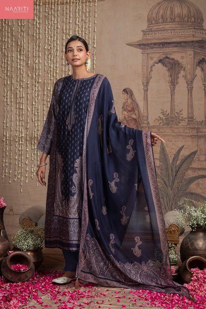 Kruti Naariti Silk Pant Style Suits Supplier Ahmedabad