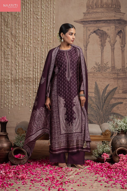 Kruti Naariti Silk Pant Style Suits Supplier Ahmedabad