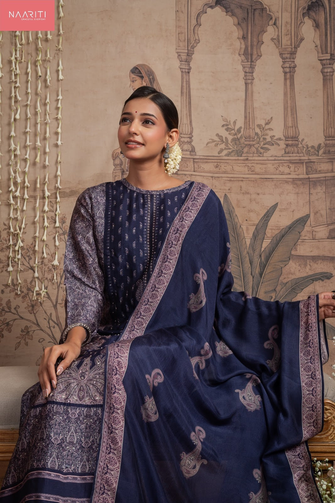 Kruti Naariti Silk Pant Style Suits Supplier Ahmedabad