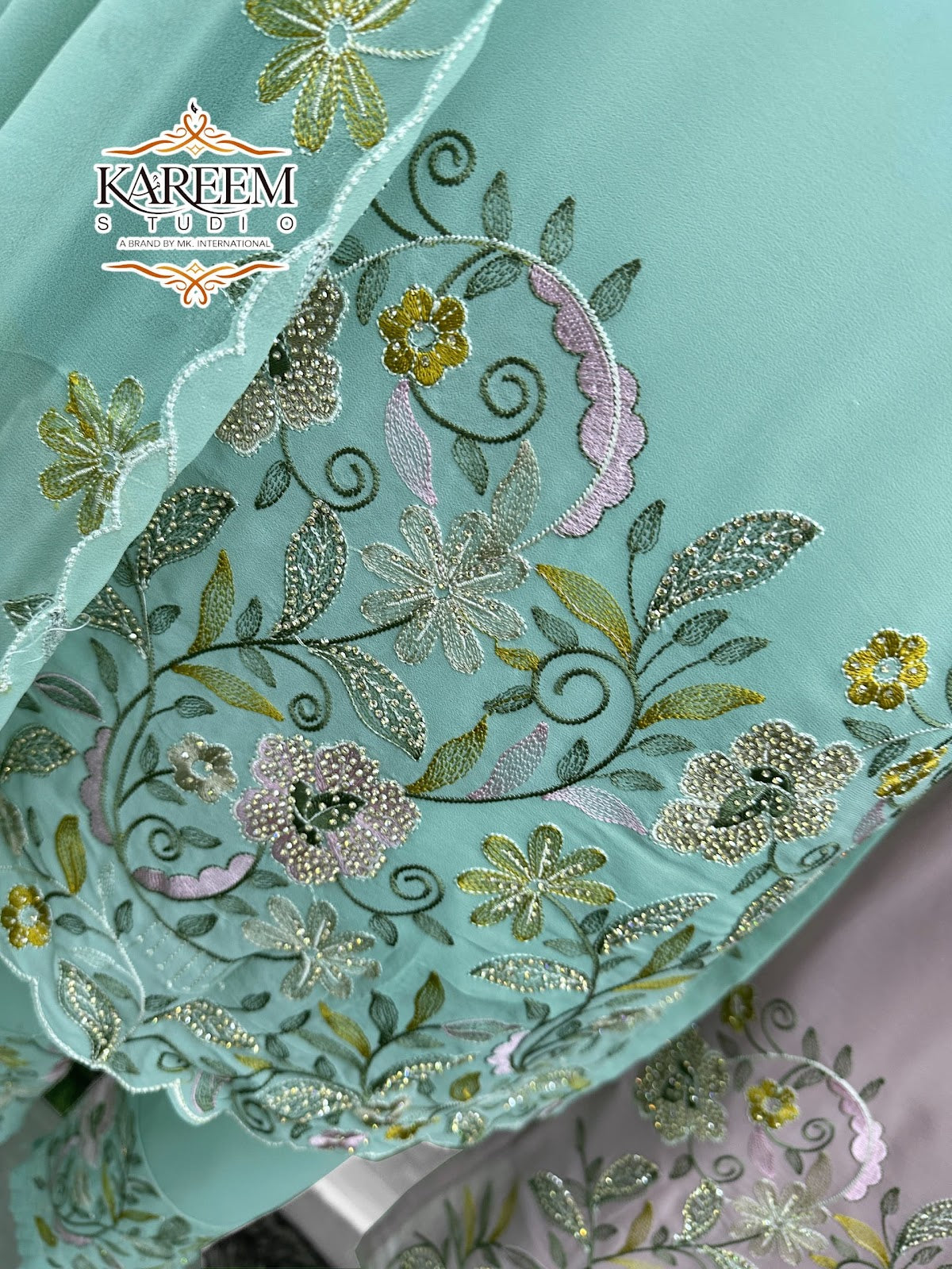 Ks 23 Kareem Studio Georgette Pakistani Readymade Suits Exporter India