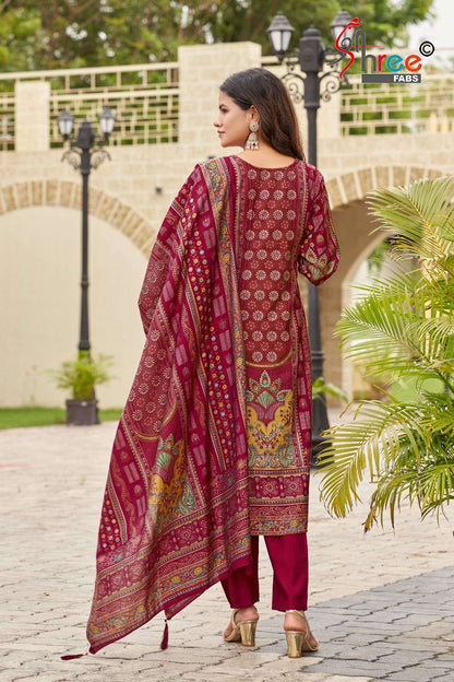 Kt 270 Shree Fabs Modal Silk Karachi Salwar Suits Manufacturer Gujarat