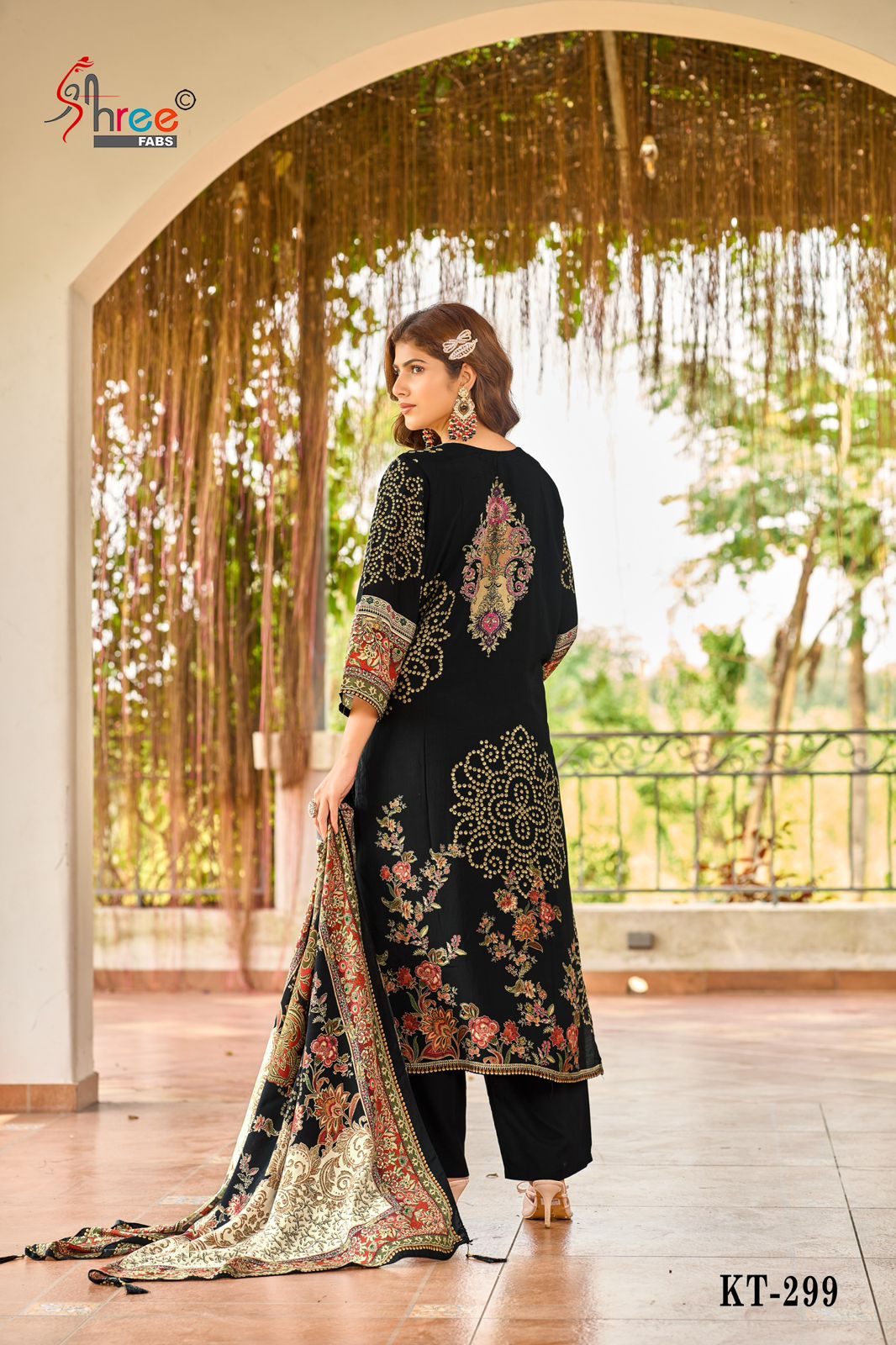 Kt 299 Shree Fabs Pure Viscose Muslin Pakistani Salwar Suits Exporter Ahmedabad