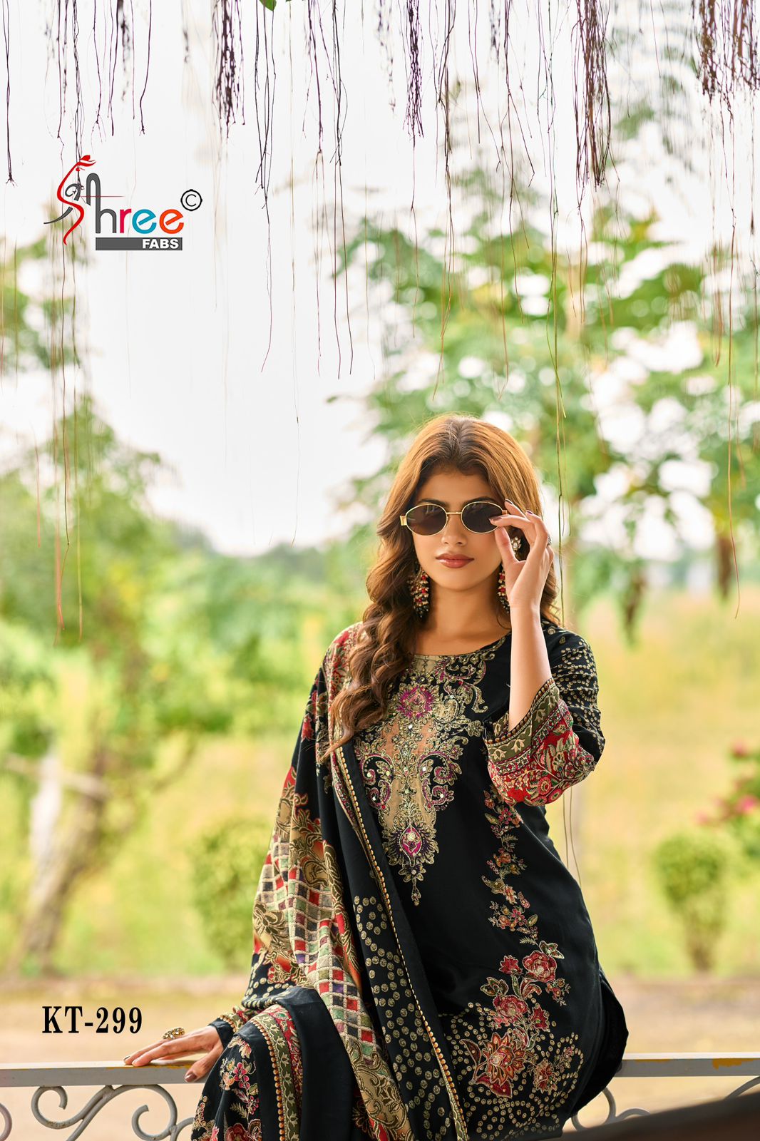 Kt 299 Shree Fabs Pure Viscose Muslin Pakistani Salwar Suits Exporter Ahmedabad