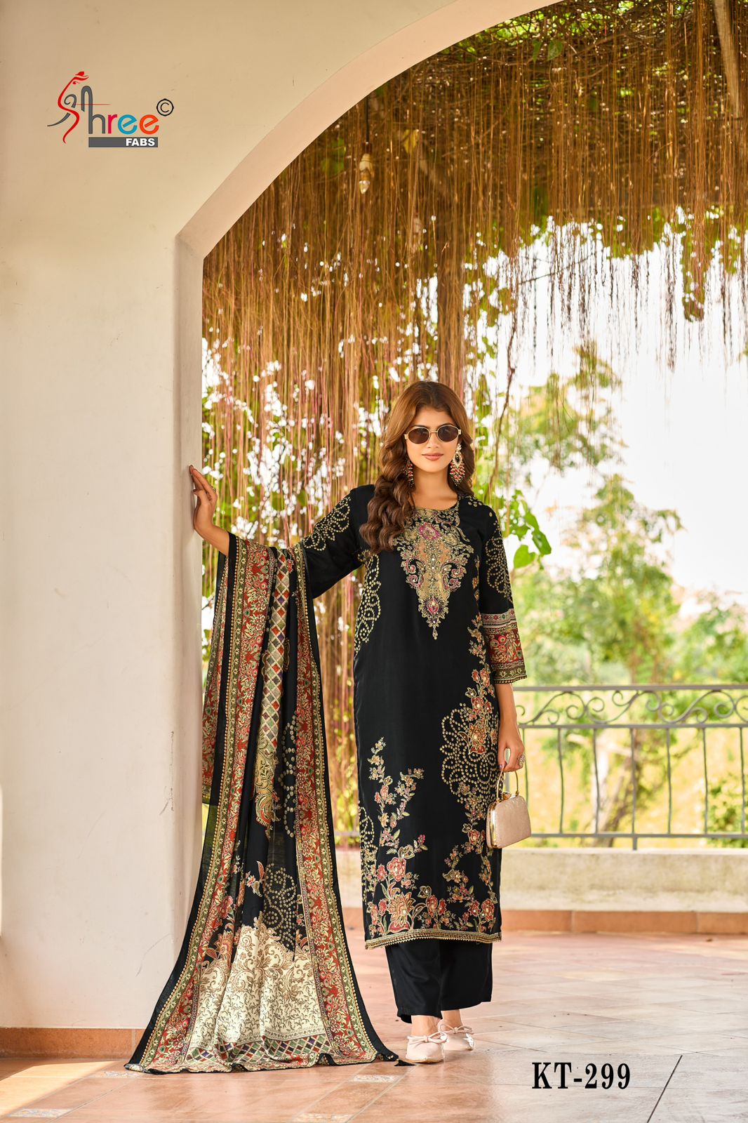 Kt 299 Shree Fabs Pure Viscose Muslin Pakistani Salwar Suits Exporter Ahmedabad