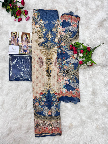 Kt 306 Shree Fabs Viscose Muslin Pakistani Salwar Suits Manufacturer India