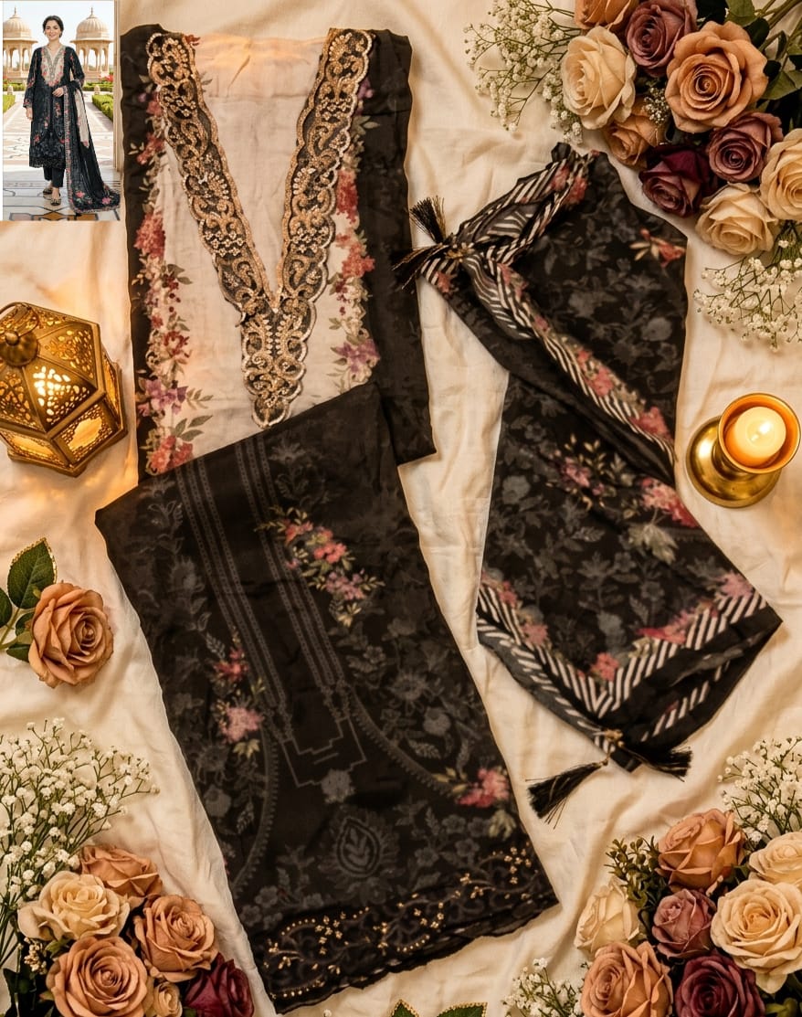 Kt 357 Shree Fabs Viscose Muslin Pakistani Salwar Suits Exporter India