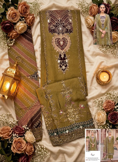 Kt 398 Shree Fabs Viscose Muslin Pakistani Salwar Suits Wholesale Rate