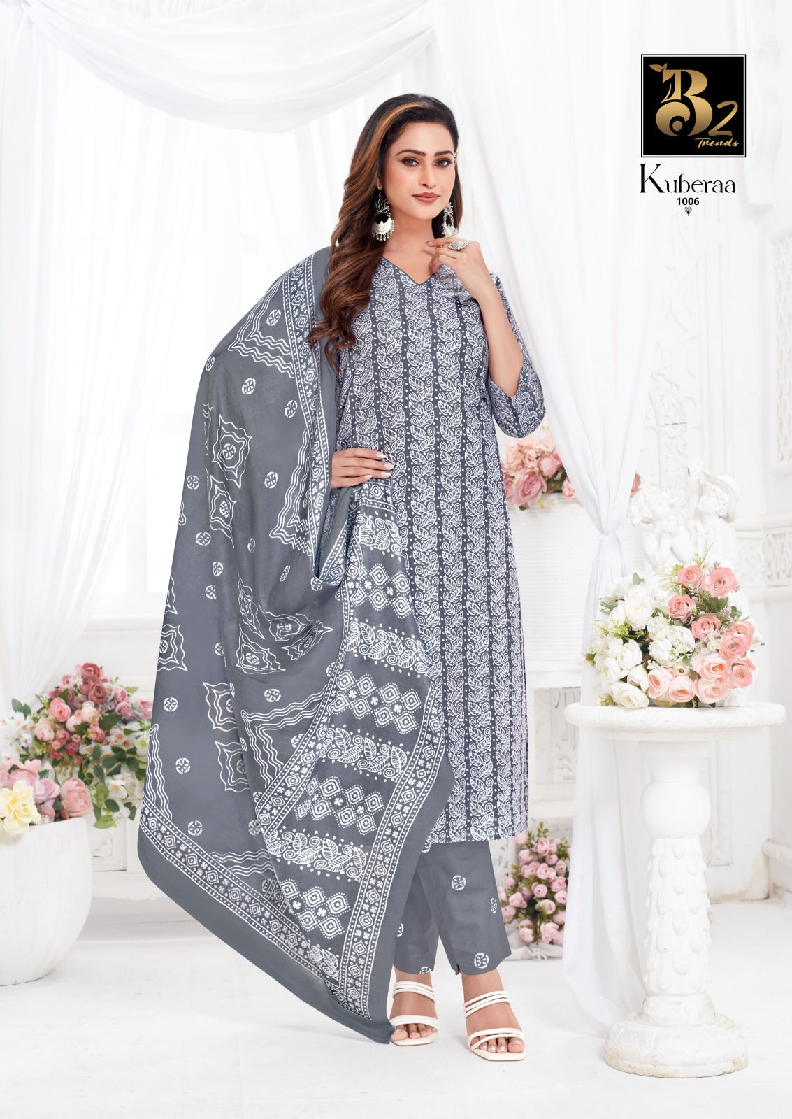 Kuberaa Vol 1 B2 Trends Readymade Cotton Pant Suits Supplier Gujarat