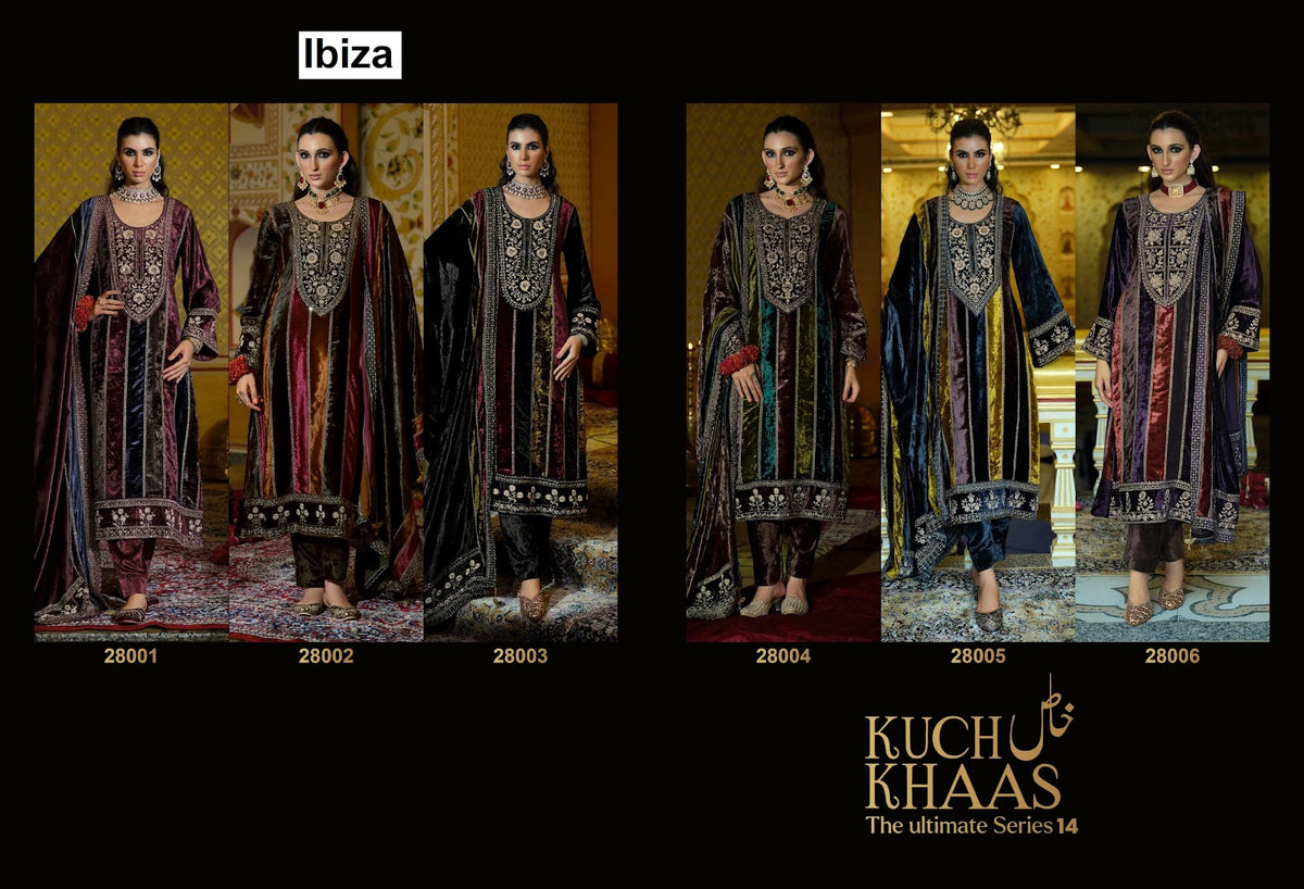 Kuch Khaas Vol 14 Ibiza Viscose Velvet Suits Wholesaler India