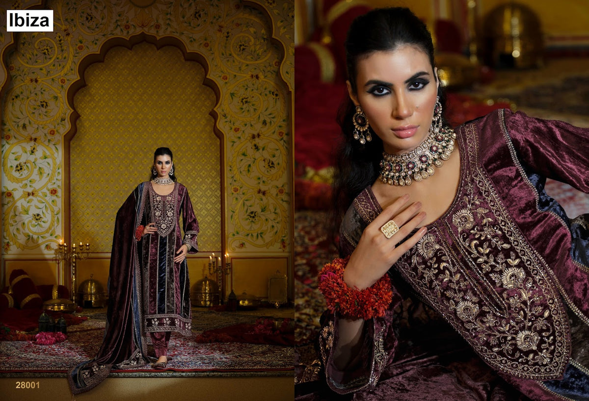 Kuch Khaas Vol 14 Ibiza Viscose Velvet Suits Wholesaler India