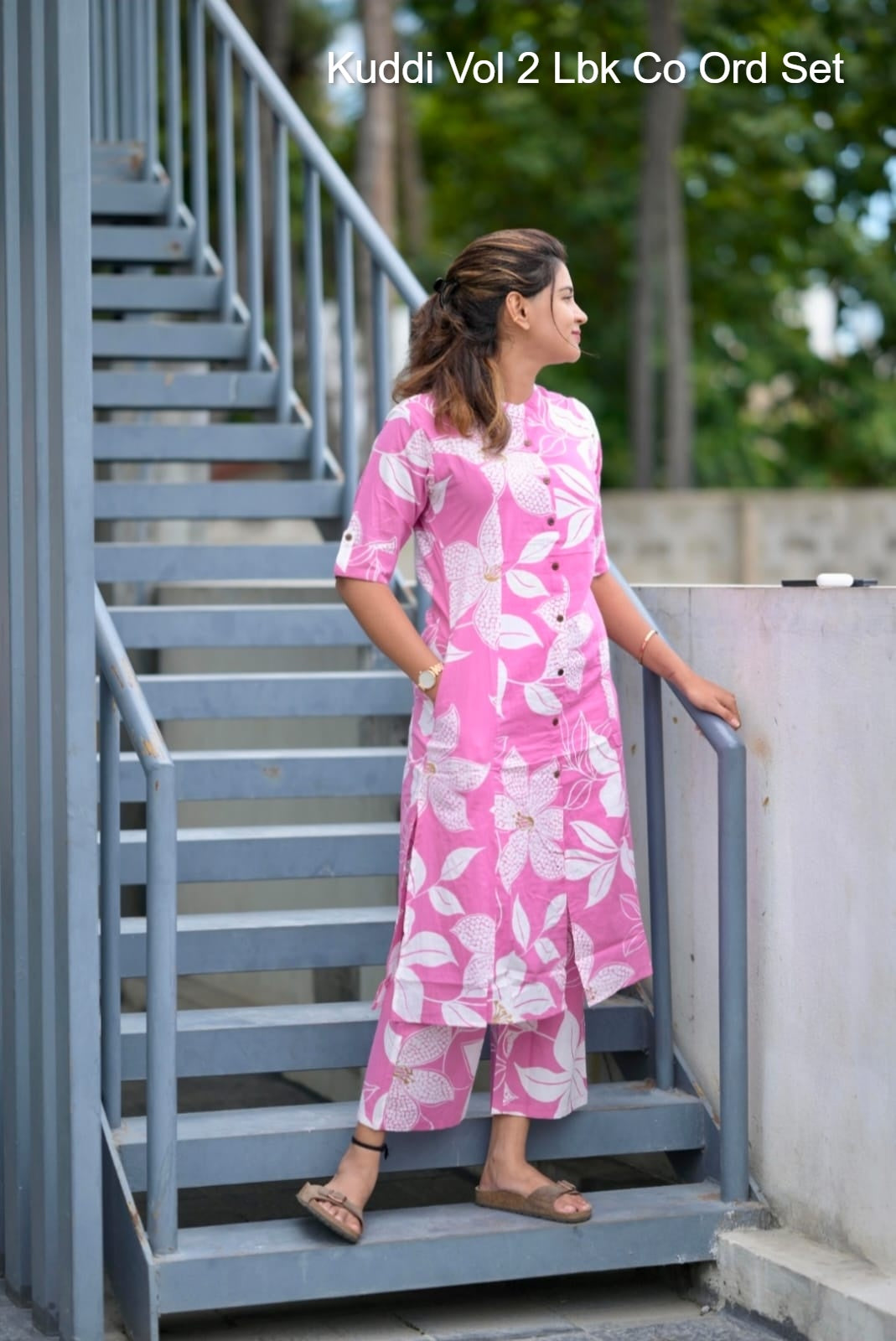 Kuddi Vol 2 Lbk Poly Reyon Co Ord Set Wholesale Price
