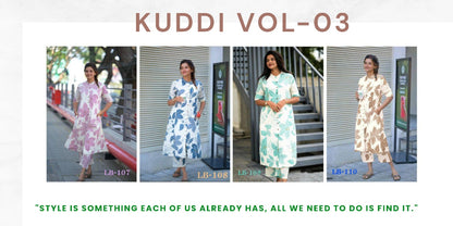 Kuddi Vol 3 Lbk Reyon Co Ord Set Supplier Gujarat
