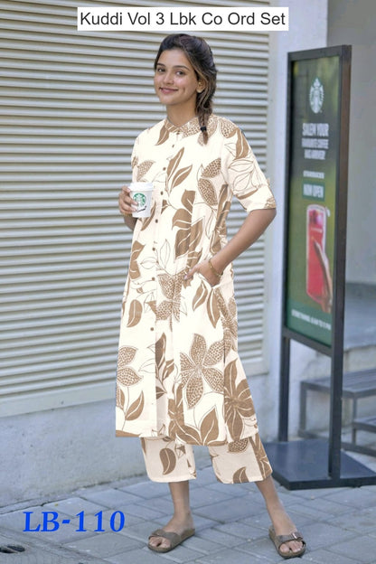 Kuddi Vol 3 Lbk Reyon Co Ord Set Supplier Gujarat