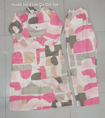 Kuddi Vol 4 Lbk Reyon Co Ord Set Wholesale Rate