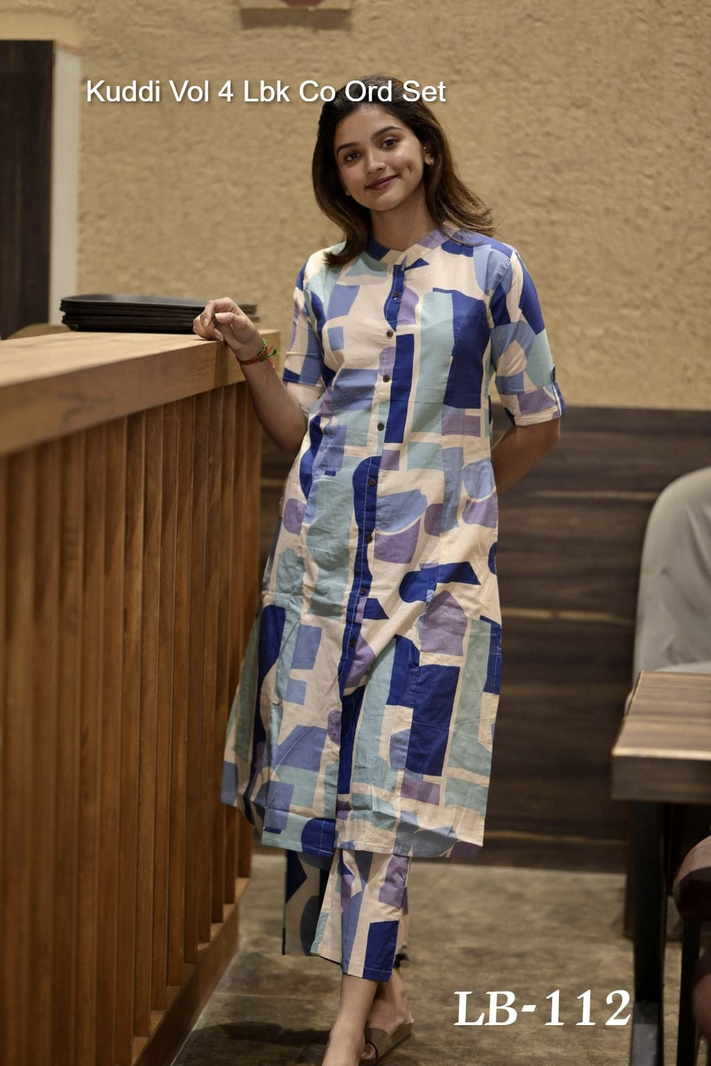 Kuddi Vol 4 Lbk Reyon Co Ord Set Wholesale Rate