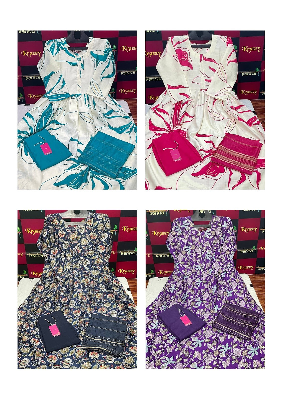 Kudi Kanha Vatican Readymade Pant Style Suits Supplier India