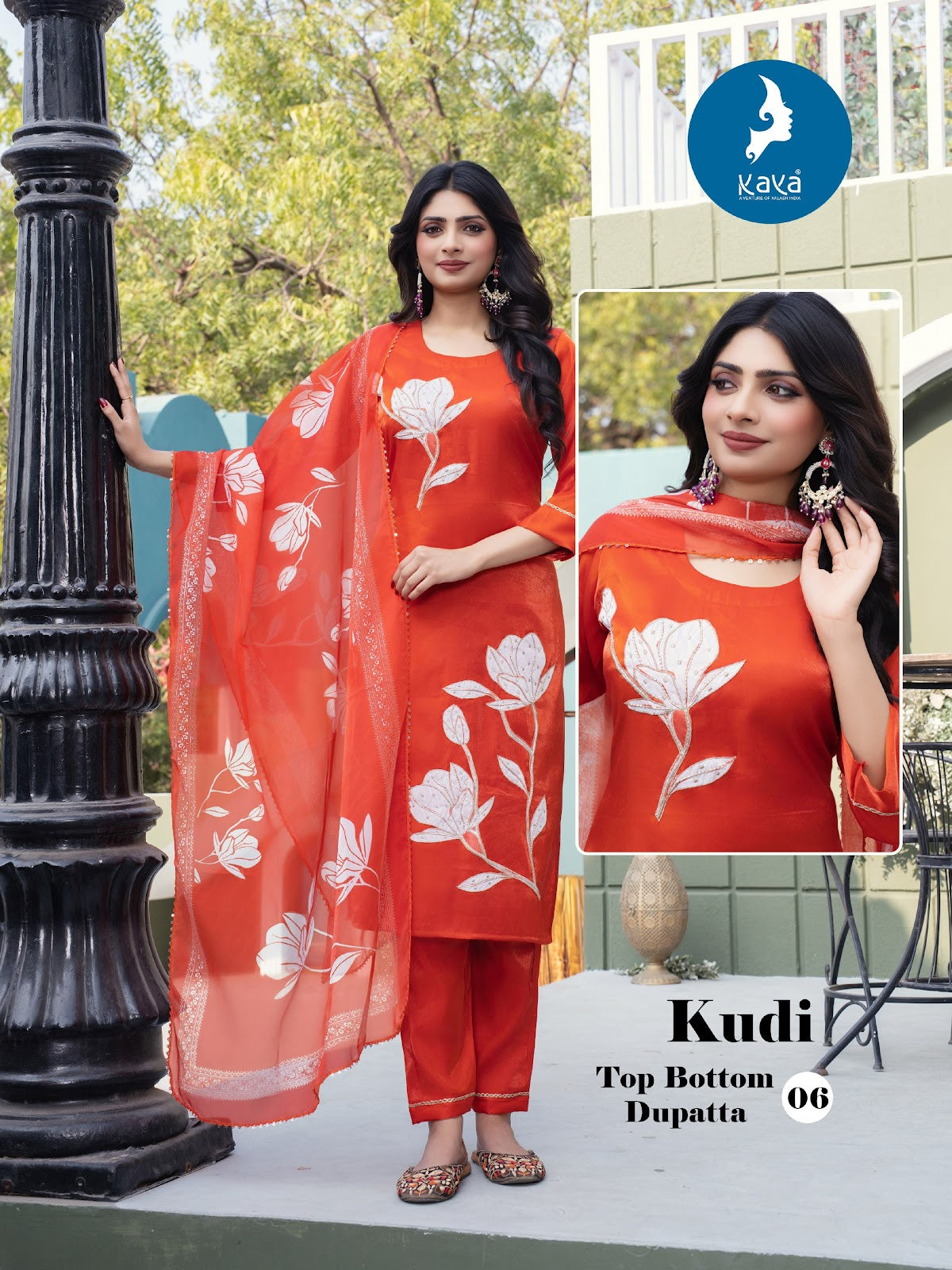 Kudi Kaya Trends Roman Readymade Pant Style Suits Exporter Gujarat