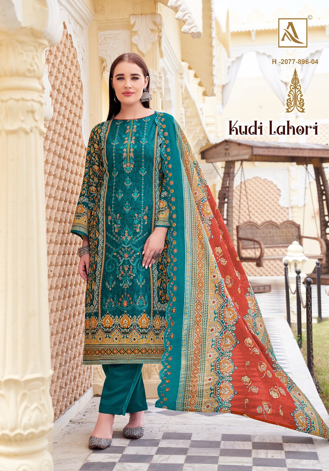 Kudi Lahori Alok Cambric Cotton Karachi Salwar Suits Exporter India
