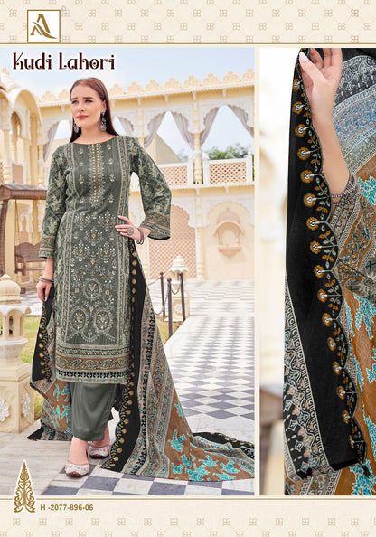 Kudi Lahori Alok Cambric Cotton Karachi Salwar Suits Exporter India