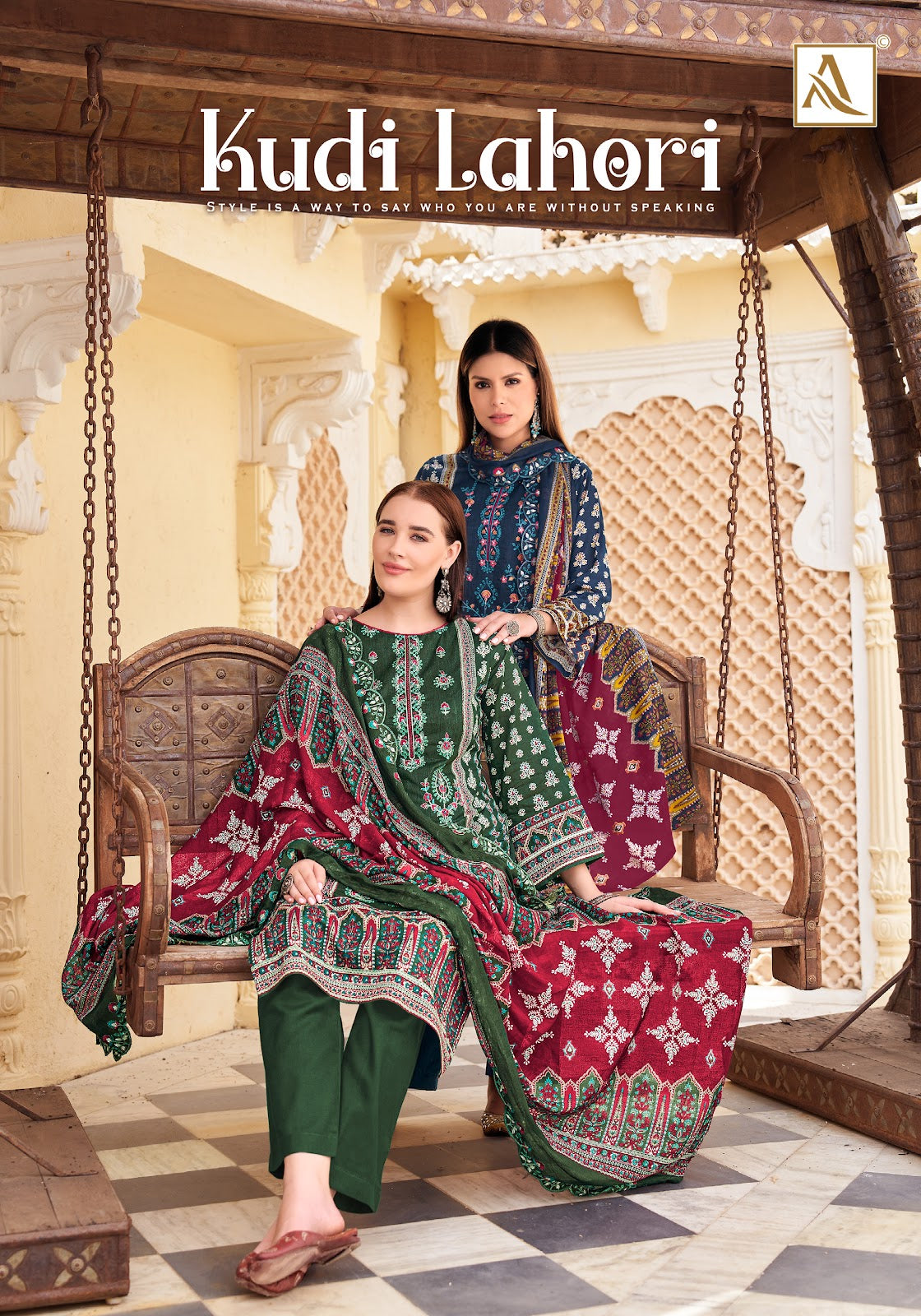 Kudi Lahori Alok Cambric Cotton Karachi Salwar Suits Exporter India
