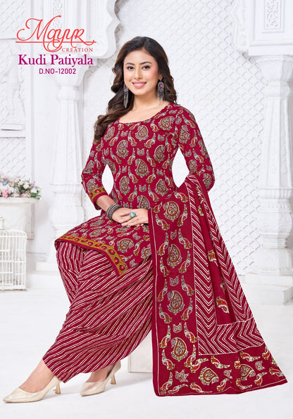 Kudi Patiyala Vol 12 Mayur Creation Cotton Dress Material Wholesale Rate
