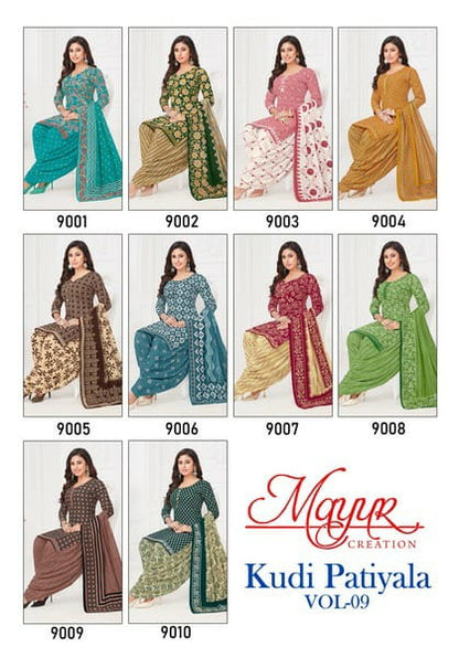 Kudi Patiyala Vol 9 Mayur Creation Cotton Dress Material Exporter