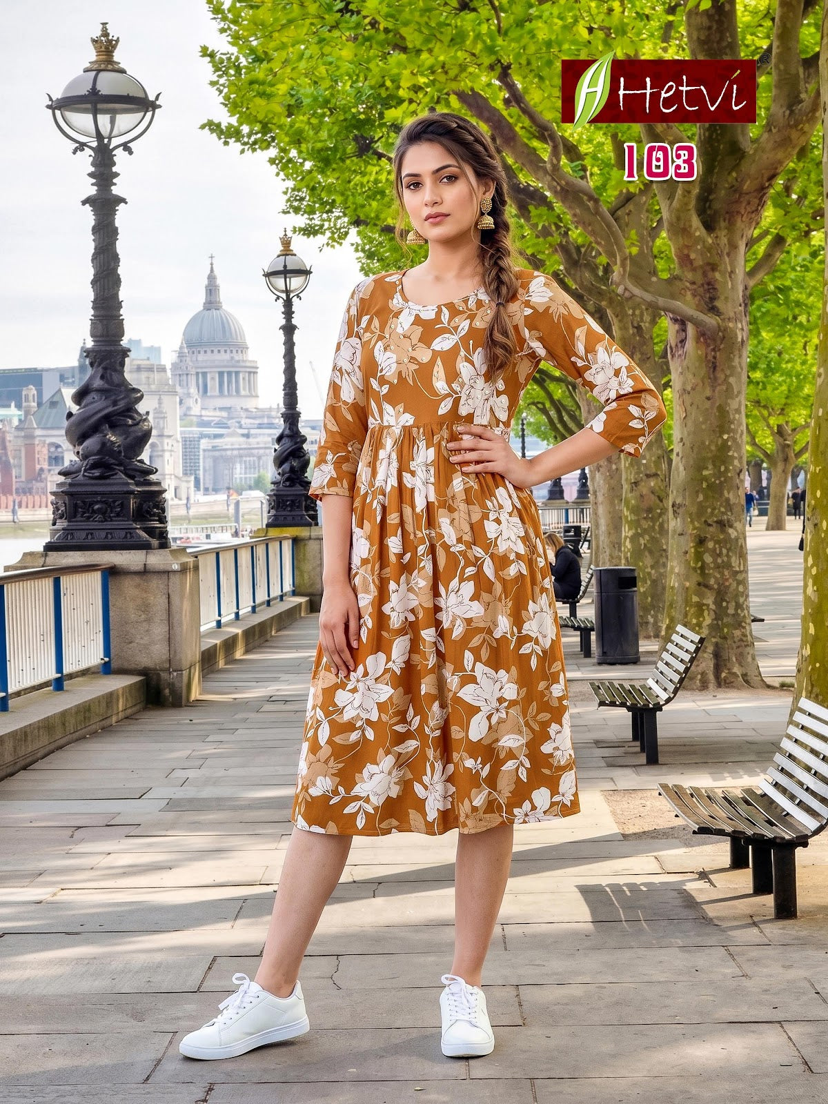 Kuhu Hetvi Reyon Anarkali Kurtis Exporter India
