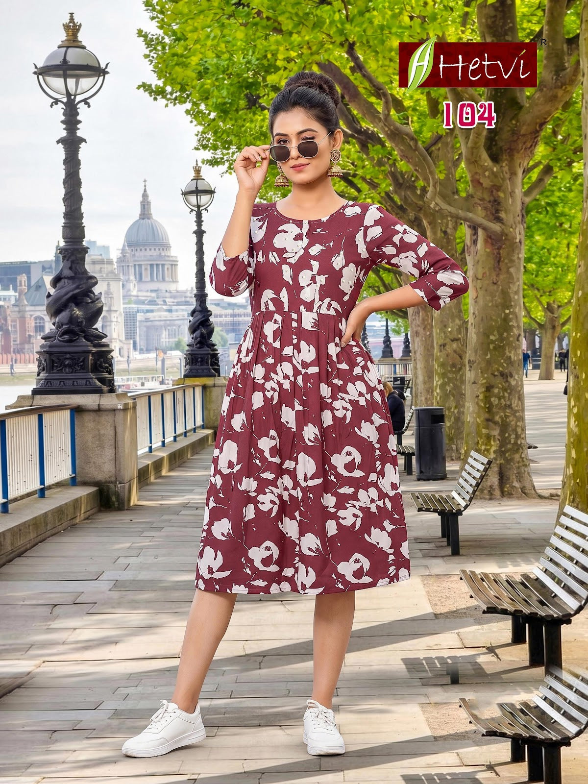 Kuhu Hetvi Reyon Anarkali Kurtis Exporter India