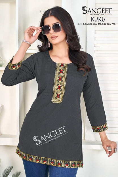 Kuku Sangeet Short Kurtis Manufacturer