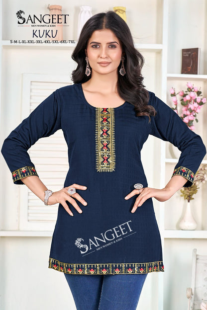 Kuku Sangeet Short Kurtis Manufacturer