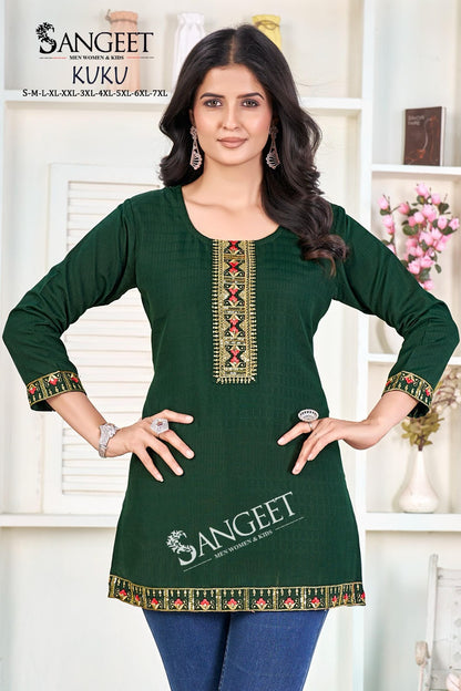 Kuku Sangeet Short Kurtis Manufacturer