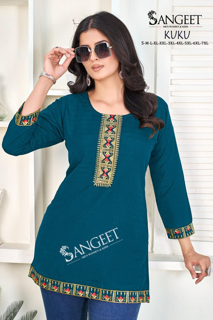 Kuku Sangeet Short Kurtis Manufacturer