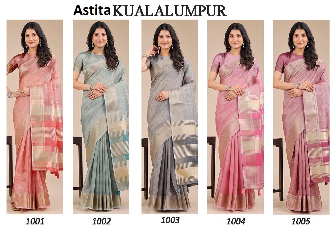 Kulalampur Astita Organza Sarees Wholesaler Gujarat