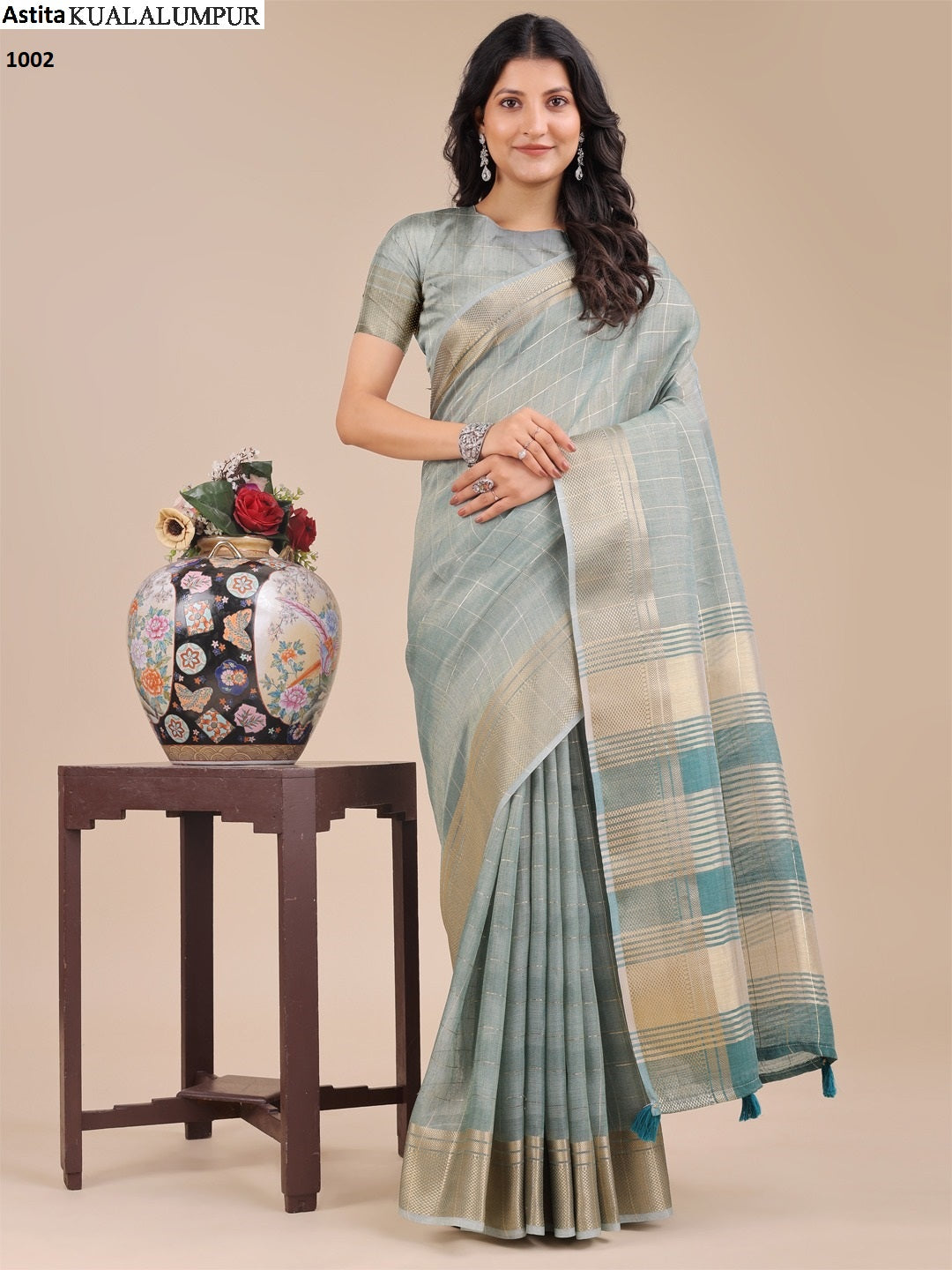 Kulalampur Astita Organza Sarees Wholesaler Gujarat