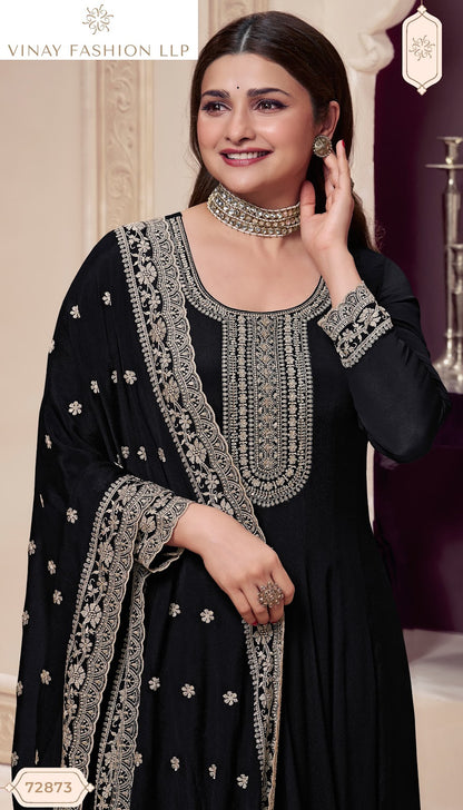 Kuleesh Blaze Vinay Fashion Llp Chinon Anarkali Salwar Suits Supplier Gujarat